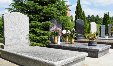 Vente de devant de tombe personnalisé en céramique à Bédarrides 
